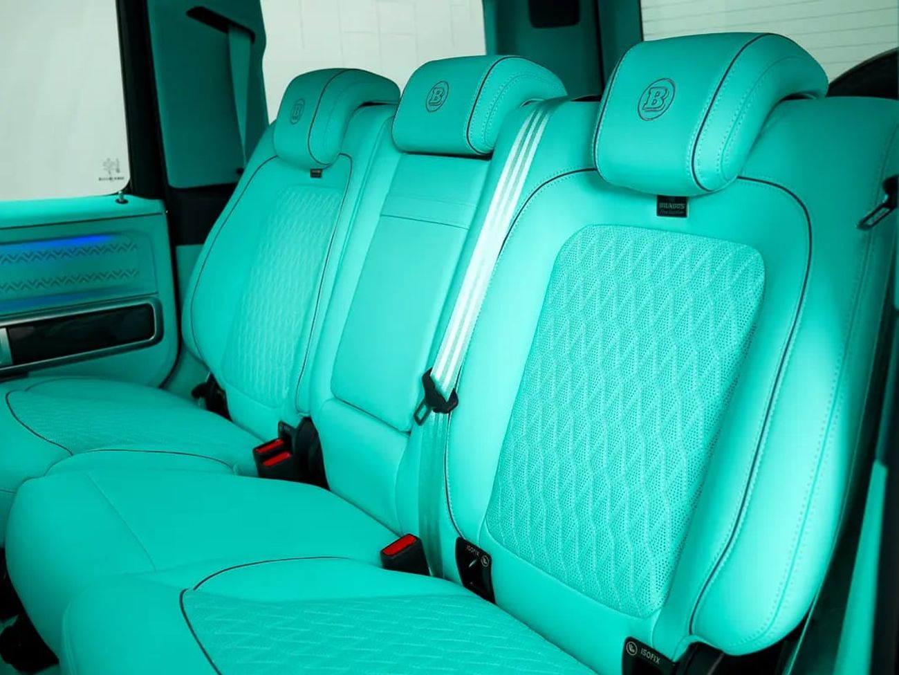 Mercedes Benz G63 AMG BRABUS G800 G63 AMG Brabus Kit | KM | Tiffany Blue Interior