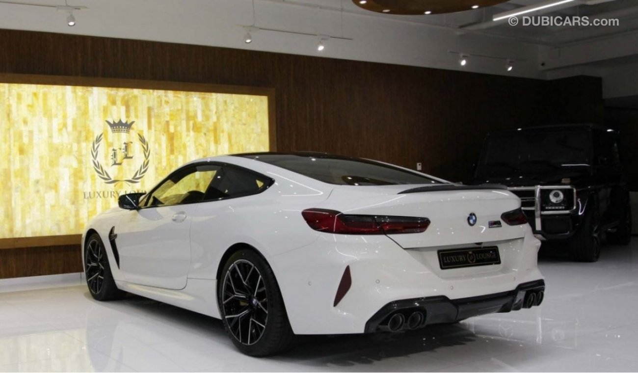 BMW M8 COMPETITION COUPÉ , GCC UNDER WARRANTY AND CONTRACT SERVICE