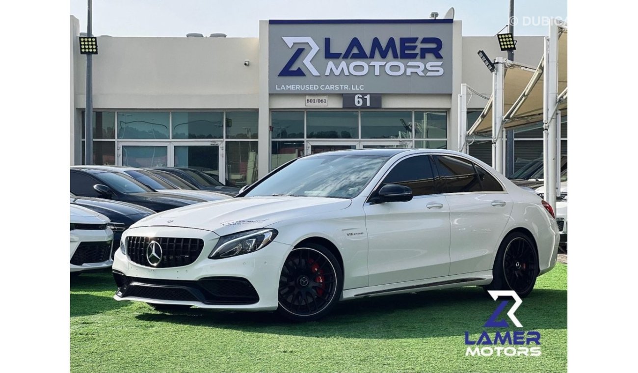 Mercedes-Benz C 63 AMG Std 3100 MONTHLY WITH ZERO DOWN PAYMENTS / C63 2018 / SINGLE OWNER / VERY CLEAN CAR