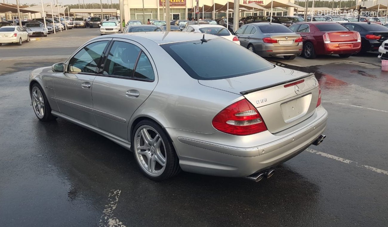 مرسيدس بنز E 55 AMG موديل 2006 وارد اليابان حاله ممتازه من الداخل والخارج فل مواصفات كراسي جلد ومثبت سرعه وتحكم كهربي كا