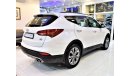 Hyundai Santa Fe Amazing Hyundai SantaFe 4WD 2015 Model!! in White Color! GCC Specs