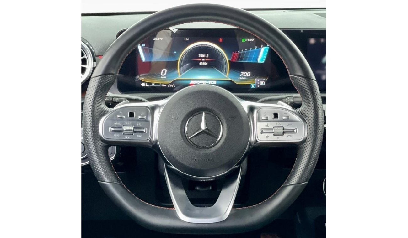 مرسيدس بنز A 35 AMG بريميوم + 2021 Mercedes A35 AMG Aerodynamics package, Mercedes Warranty 2025, Mercedes Service Contr