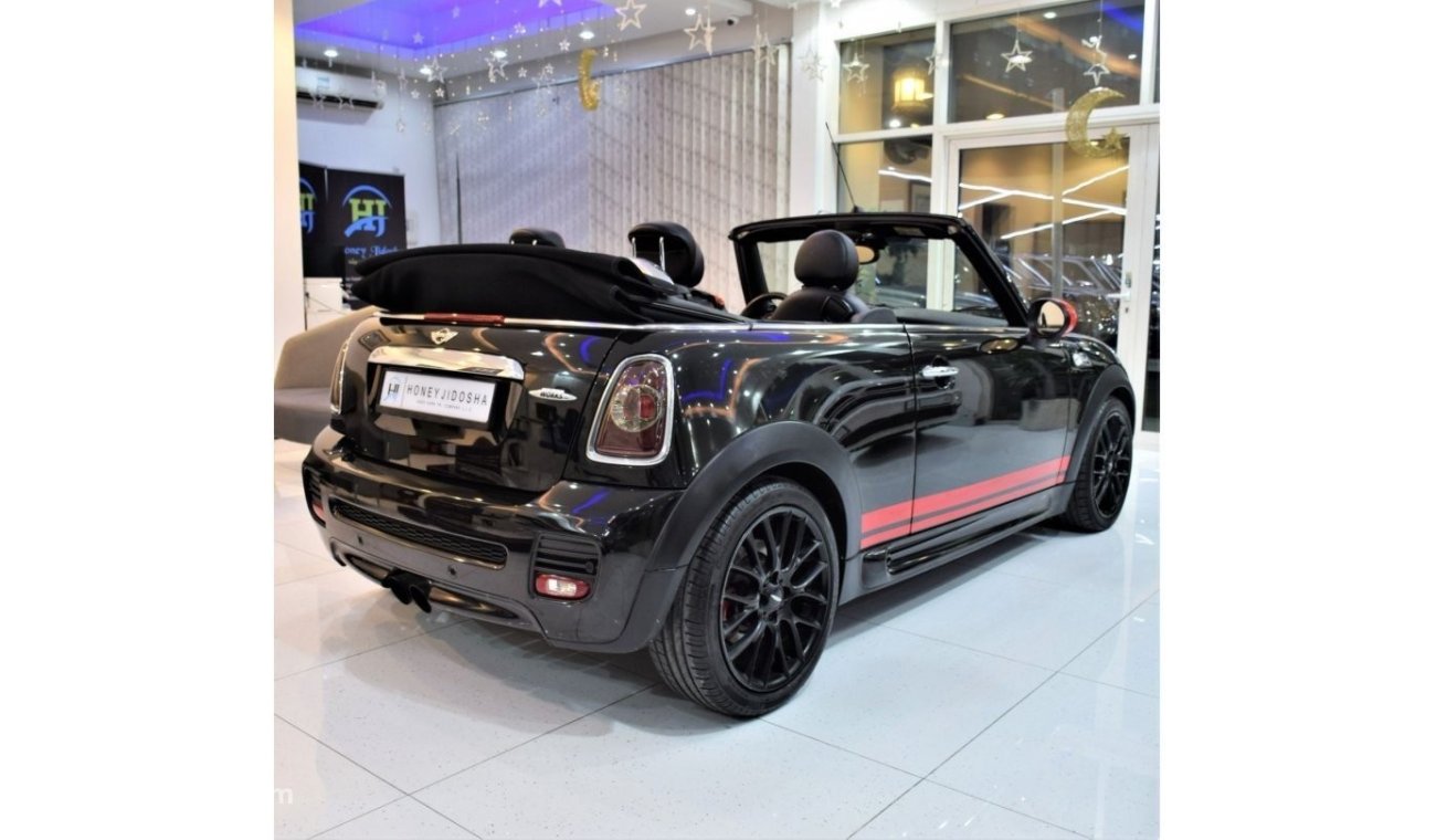 Mini John Cooper Works EXCELLENT DEAL for our Mini JOHN COOPER WORKS 2015 Model CONVERTIBLE!! in Black / Red Color! GCC Spe