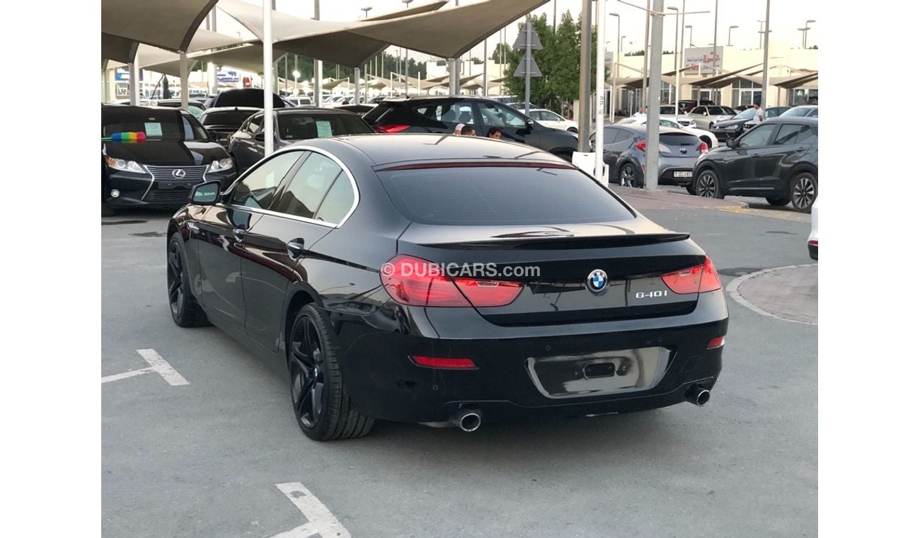 BMW 640i BMW640 MODEL 2015 GCC car perfect condition full option low mileage panoramic roof leather seats nav