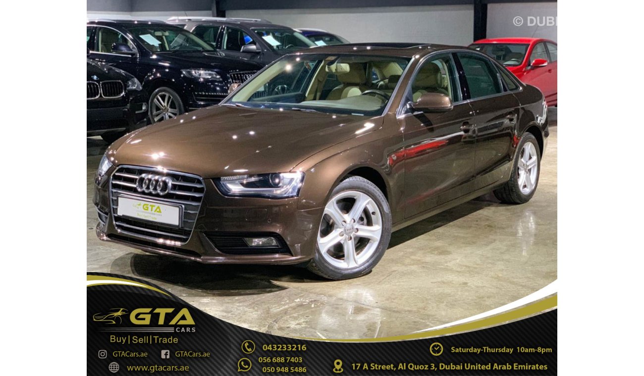 أودي A4 2015 Audi A4 35TFSI, Warranty, Full Audi History, GCC, Low Kms