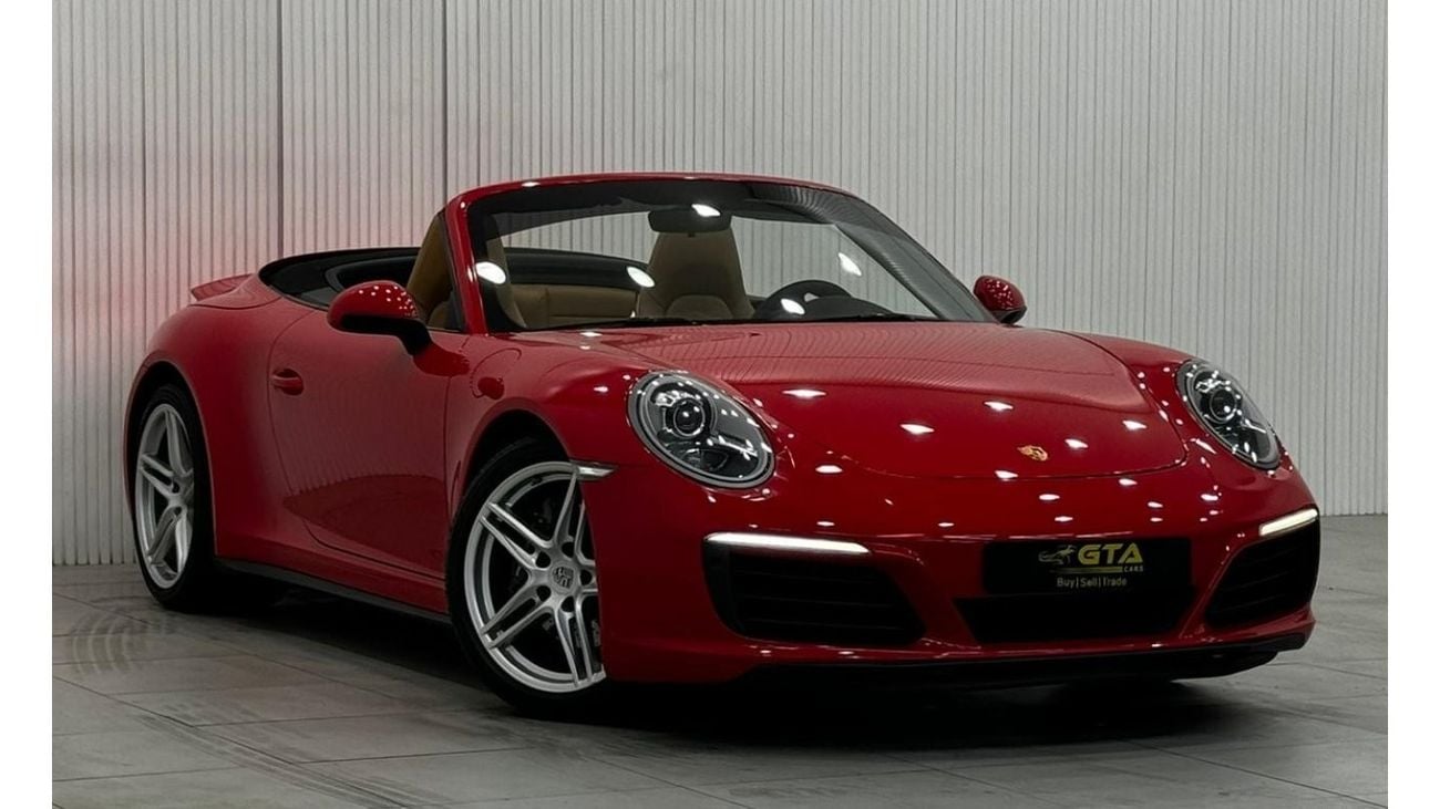 Porsche 911 2017 Porsche 911 Carrera 4 Cabriolet, 1 Year Warranty, Service History, GCC