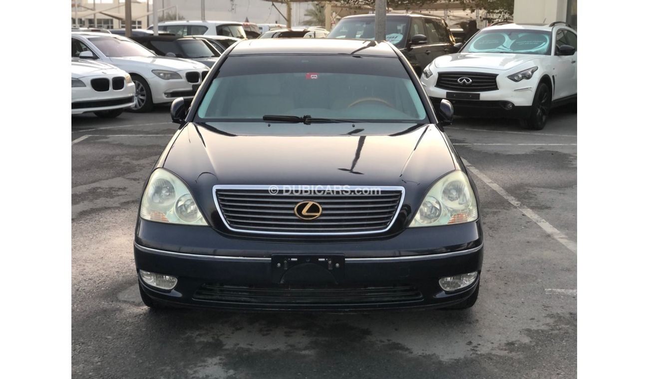 لكزس LS 430 موديل 2002 وارد امريكي فتحه سقف وكراسي جلد ومثبت سرعه وتحكم كهربي كامل