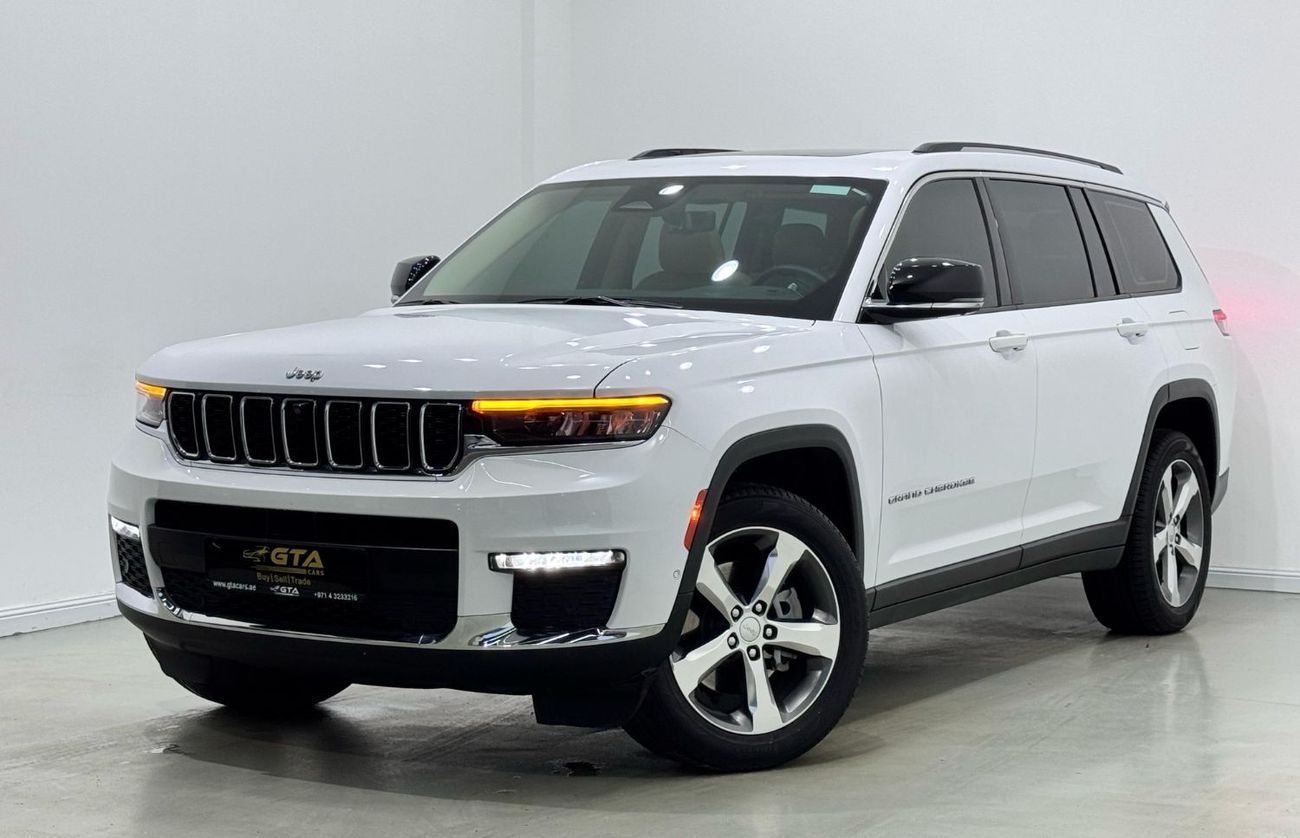 جيب جراند شيروكي L Limited 3.6L 2022 Jeep Grand Cherokee L Limited, 2027 Jeep Warranty, Jeep Service Pack, 7 Seater,