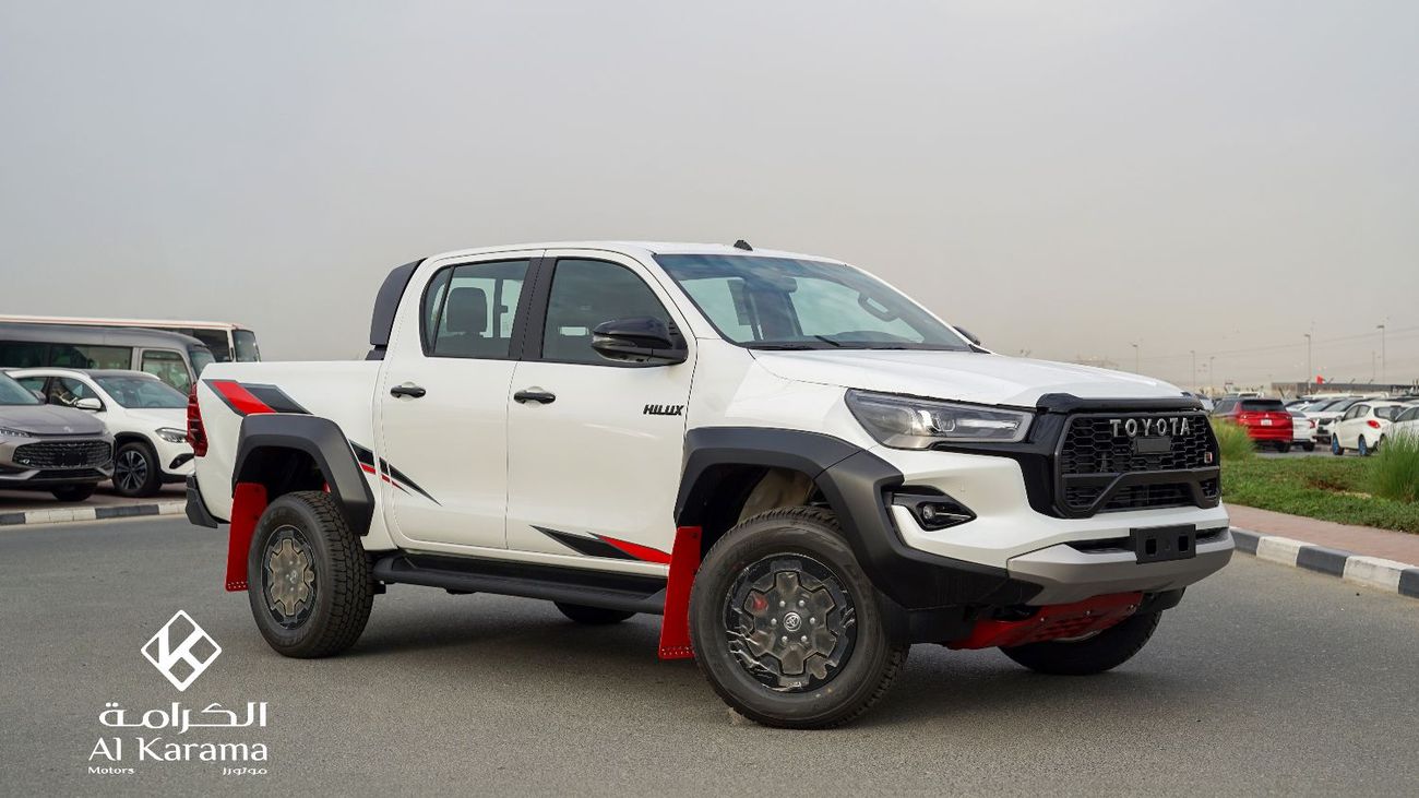 تويوتا هيلوكس 2.8L GR Sport | Automatic Transmission | GCC Specs | 360 Camera | Diesel Engine | Zero KM
