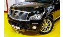 Infiniti QX80 Infiniti QX80 Luxury 2014 GCC under Warranty with Flexible Down-Payment.