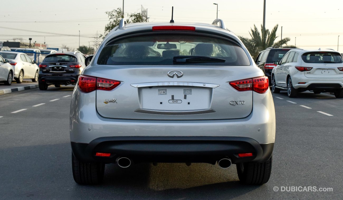 Infiniti QX70 Excellence 3.7L - V6 - with Warranty from Agency - GCC Specs - Zero KM-Price Including VAT