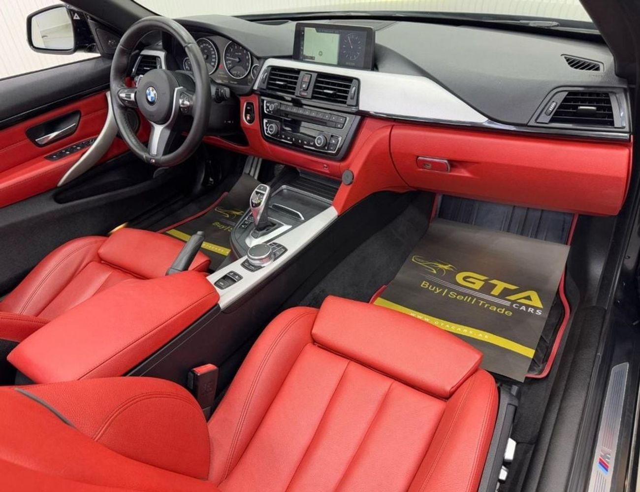 بي أم دبليو 440i M Sport 3.0L 2017 BMW 440i M-Sport Convertible, Service History, Excellent Condition, GCC