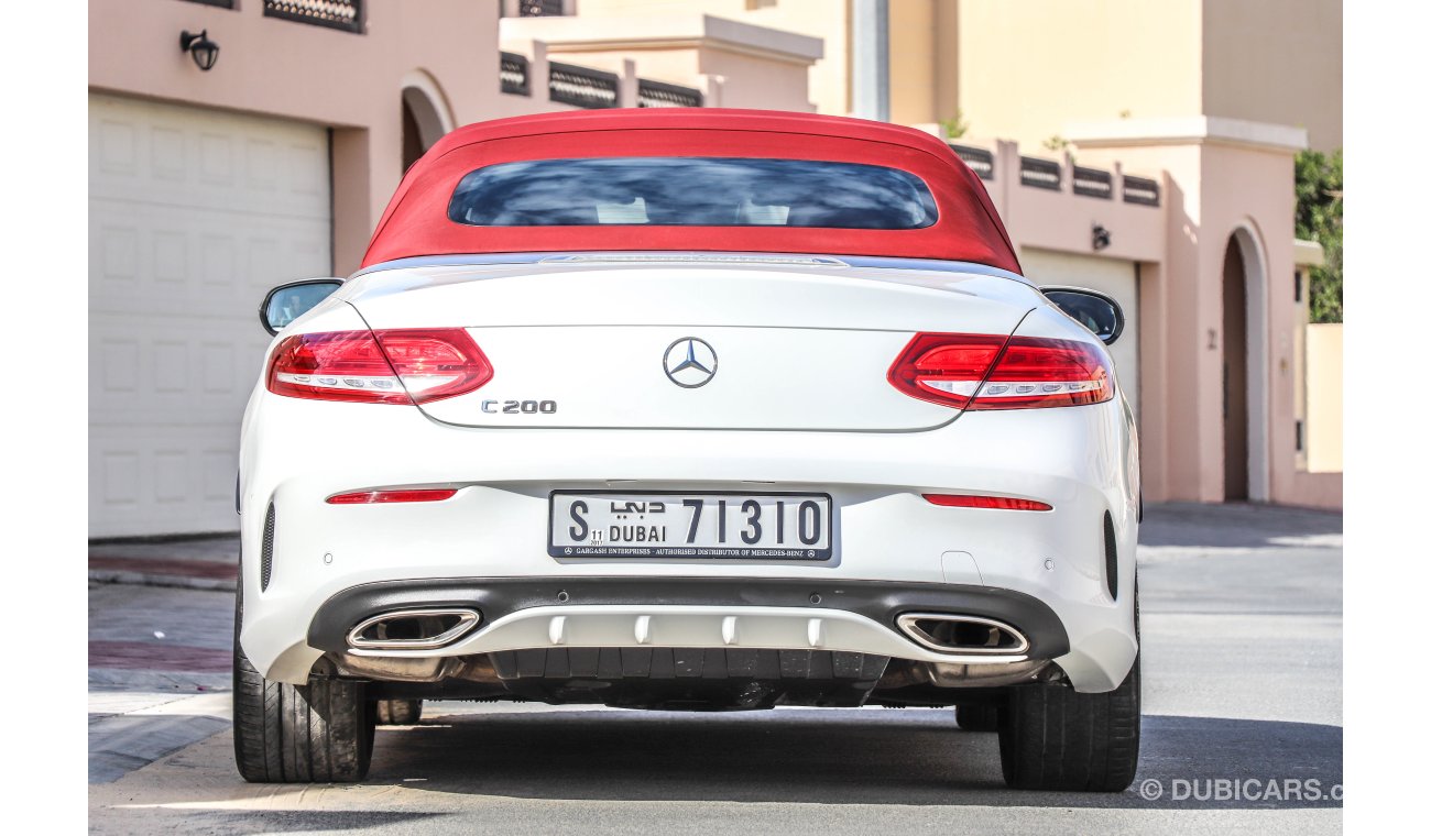 Mercedes-Benz C200 Cab AMG 2017 under warranty