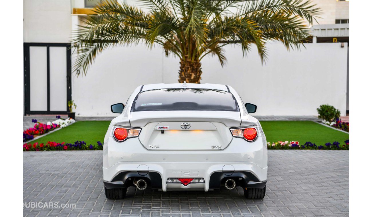 Toyota 86 Under Agency Warranty! - 2016 - AED 1,253 P.M. AT 0% DOWNPAYMENT THROUGH BANK FINANCE