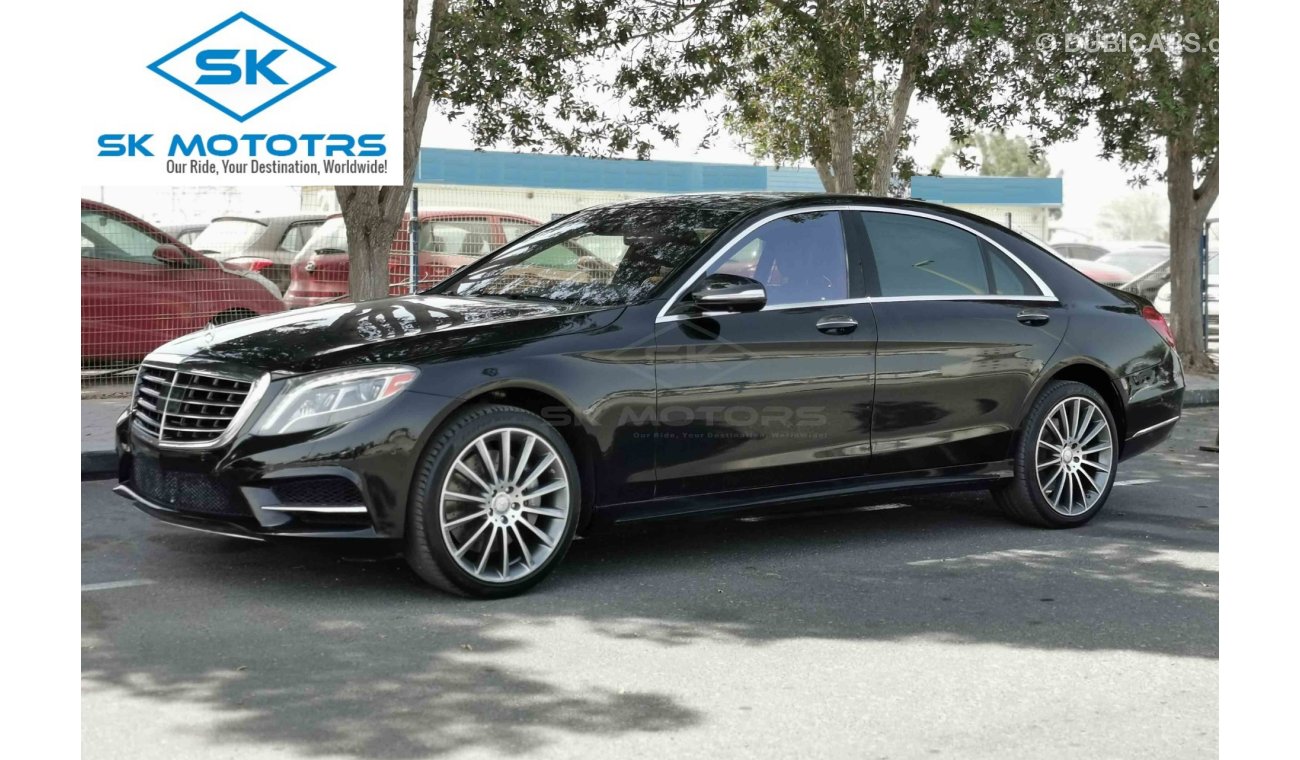 مرسيدس بنز S 550 5.5L, 20" Rims, Power & Memory Seats, 360° Camera, Leather Seats, Twin Sunroof, DVD-USB (LOT # 732)