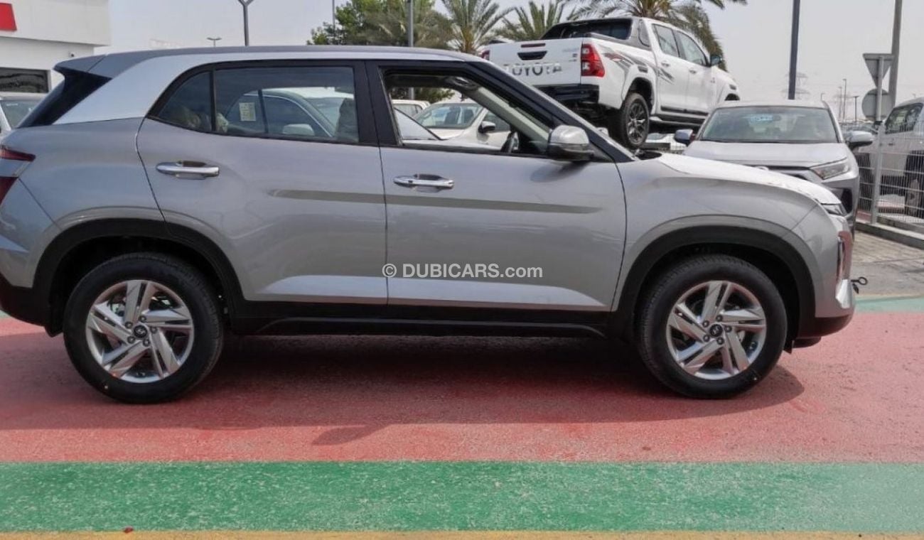 Hyundai Creta 2023 Automatic 1.5L petrol FWD 4 CYL Silver color.. only for Export
