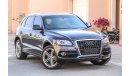 Audi Q5 40 TFSI Quattro 2012 GCC under Warranty with Zero downpayment.