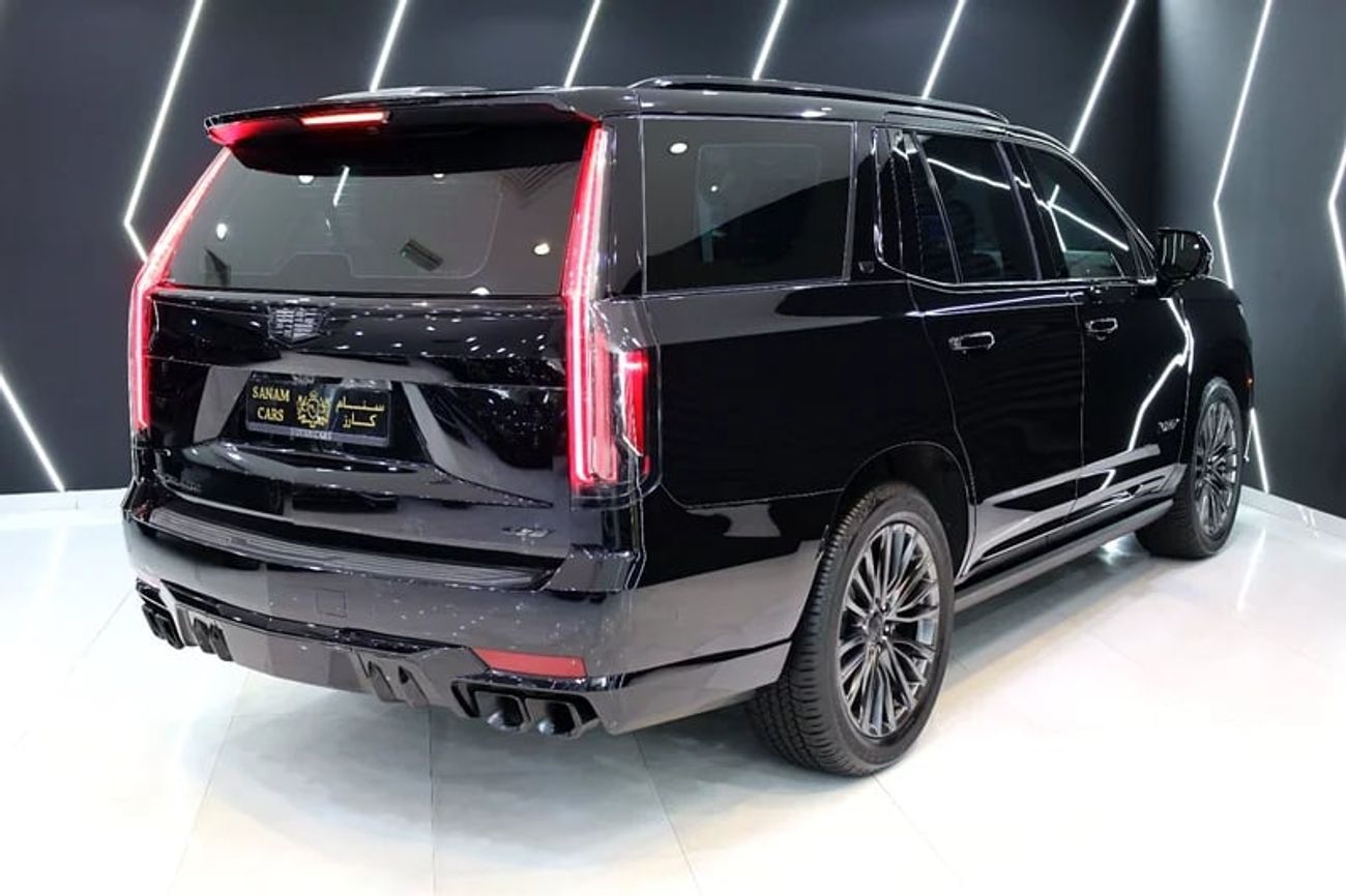 Cadillac Escalade Escalade-V 6.2L Rear-Seat Entertainment, Al Ghandi Warranty + Service Till 07/08/2029!!