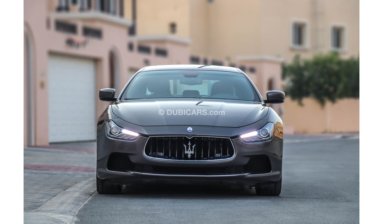 Maserati Ghibli AED 2300 P.M with 0% down payment