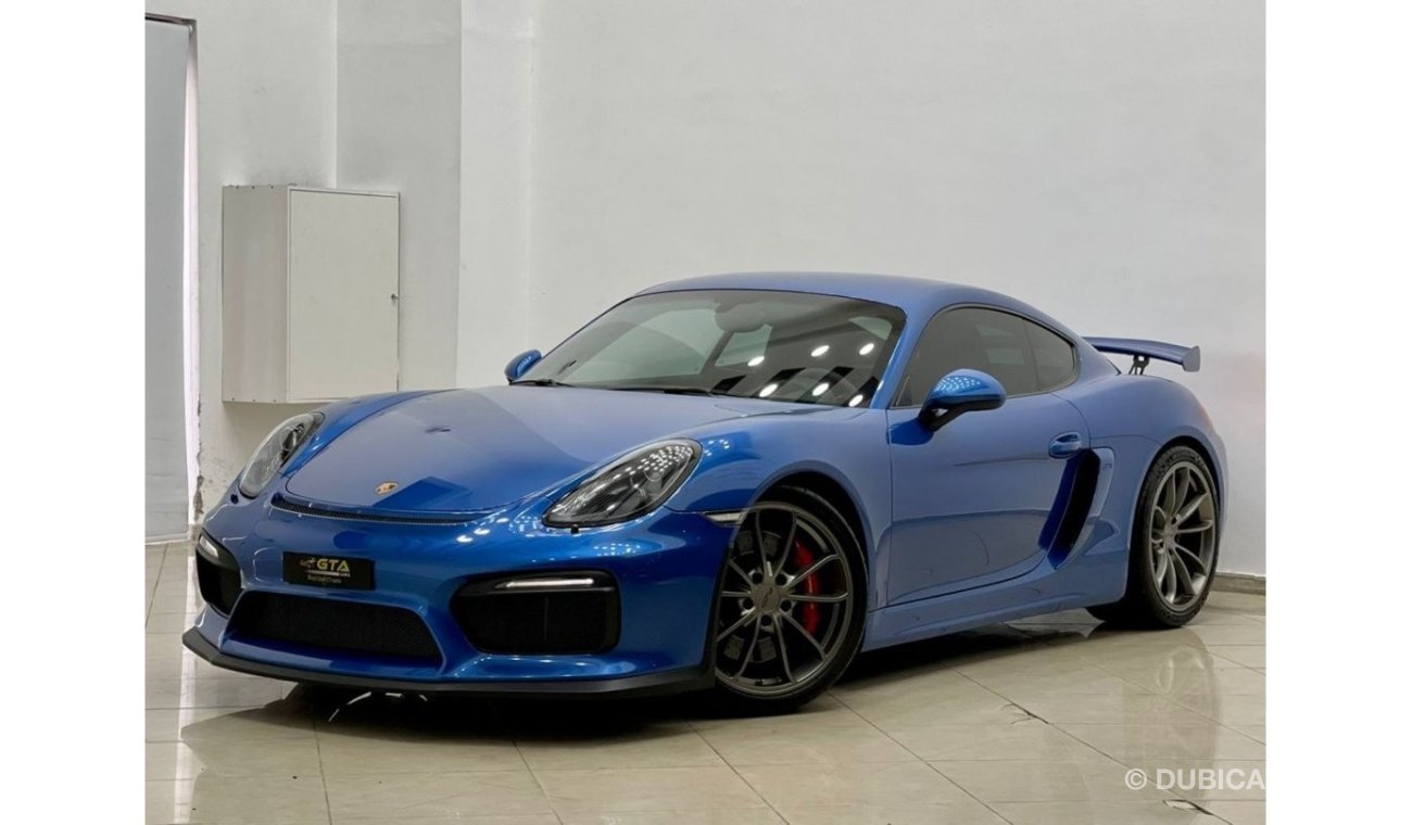 بورش كايمان جي تي ٤ 2016 Porsche Cayman GT4, Porsche Warranty-Service History, GCC