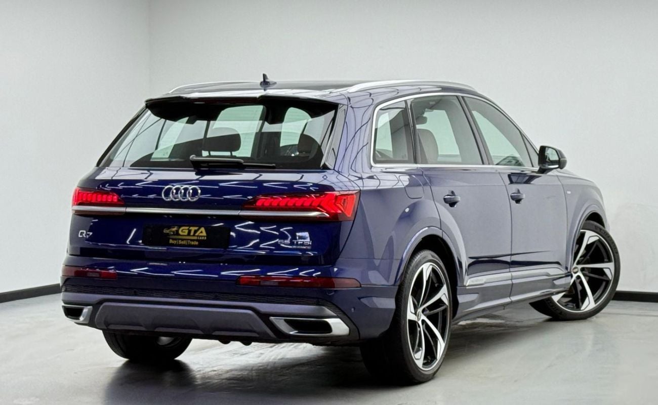 أودي Q7 55 TFSI S-LINE LUXURY 55 TFSI quattro S-Line 3.0L 2021 Audi Q7 55 TFSI S-Line, 2026 Audi Warranty, 2