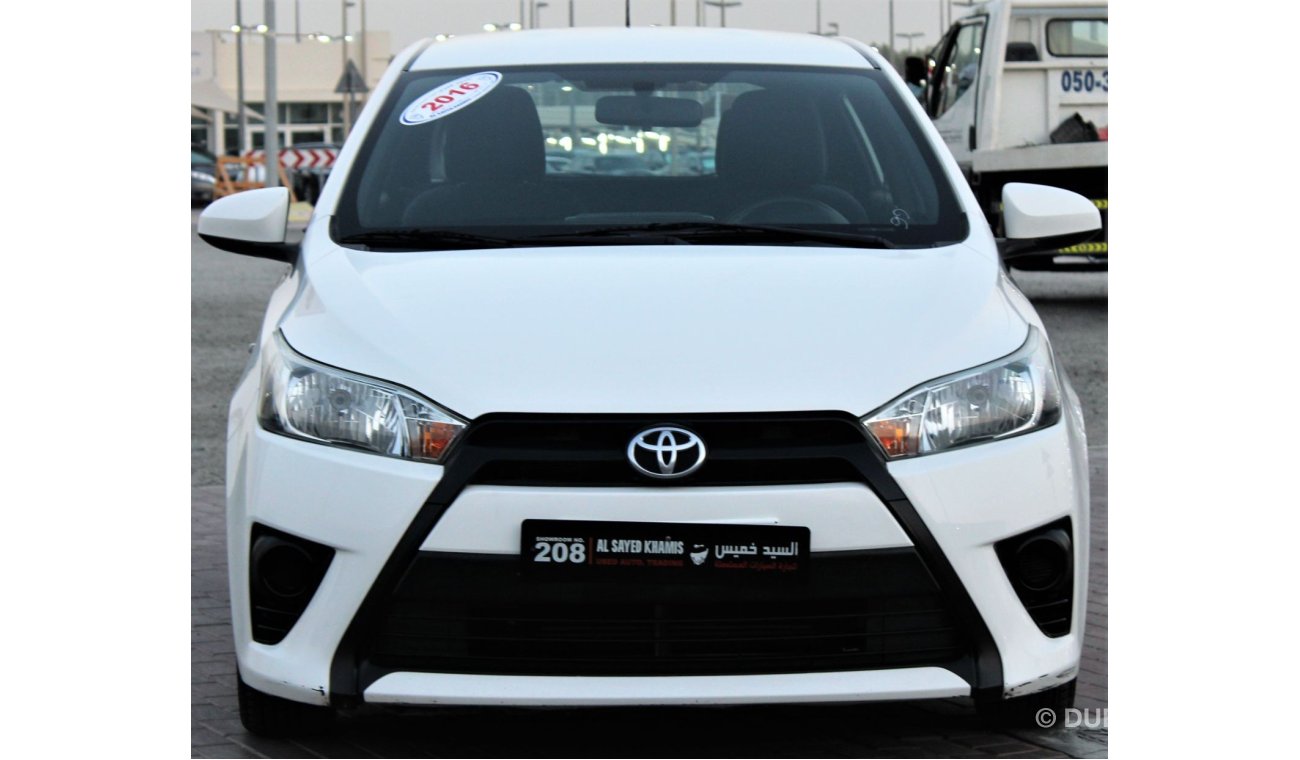 Toyota Yaris Toyota Yaris 2016 GCC in excellent condition without accidents, very clean from inside and outside