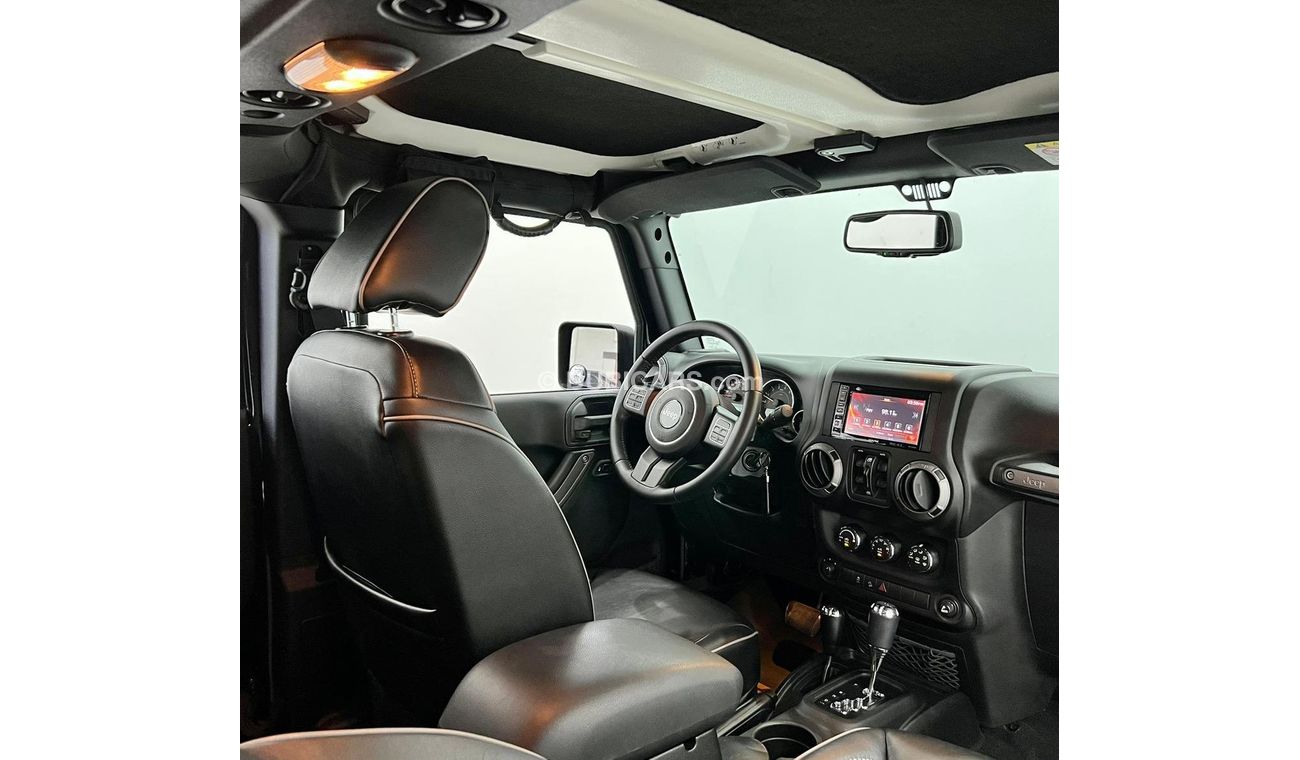 جيب رانجلر انليميتيد ويليز ويلير 2017 Jeep Wrangler Unlimited Willys, Warranty, Service History, GCC