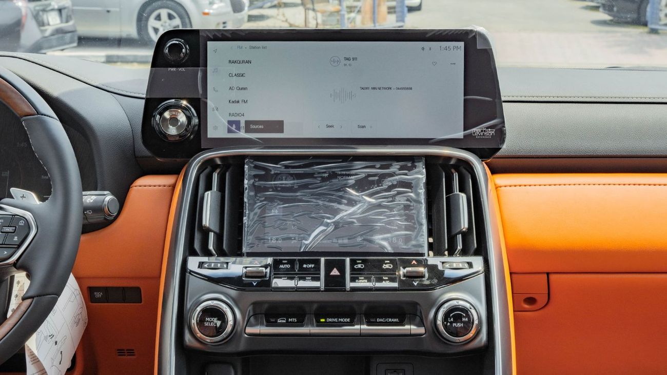 لكزس LX 700h 2025 Lexus LX700h VIP 3.5L AT Hybrid (Black)