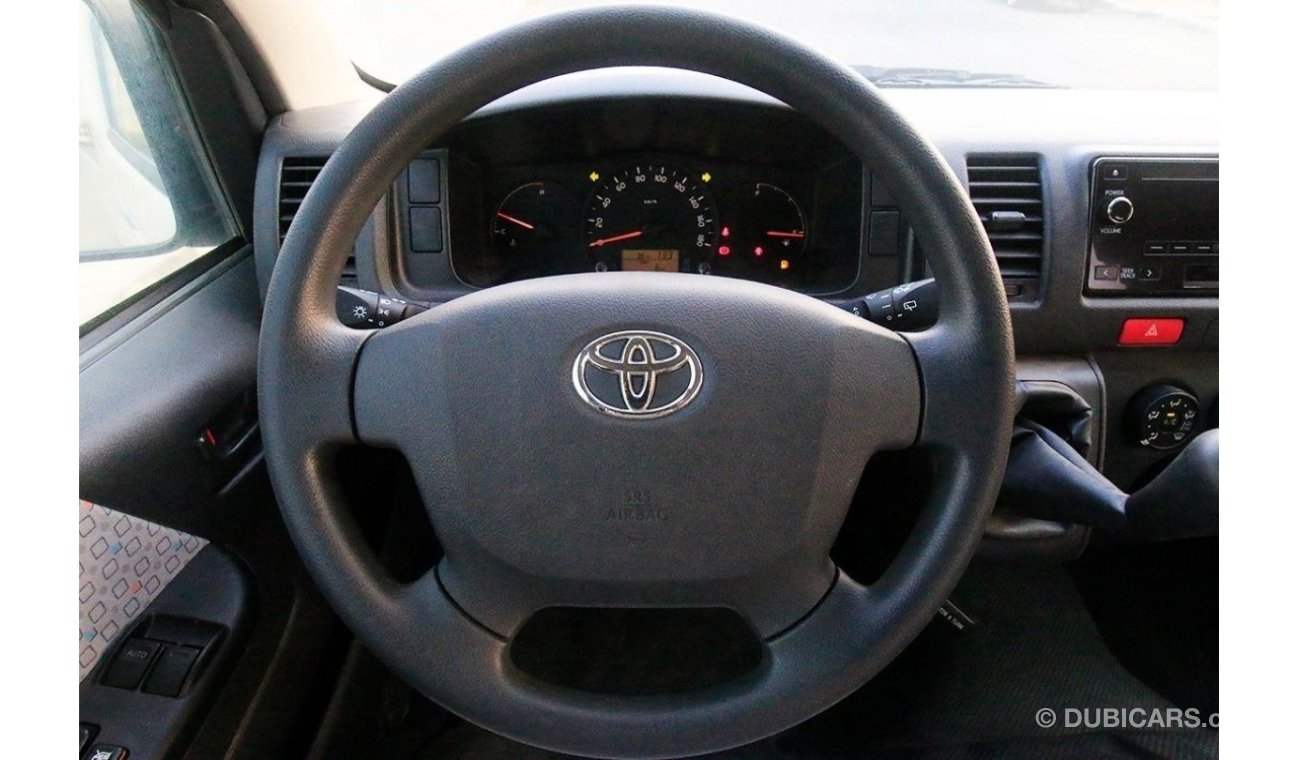 تويوتا هاياس 2021 Toyota Hiace 2.5L Diesel V4 MT | 15 Seats + 3 Point Seat Belt + Rear AC Panel | Export Only