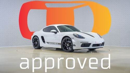 Porsche 718 Cayman Std 2.0L A/T | AED 4,913 PM | Warranty August 2026 | GCC
