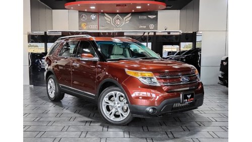 Ford Explorer AED 2,000 P.M | 2015 FORD EXPLORER LIMITED 3.5L | 7 SEATS | GCC | FULLY LOADED | PANORAMIC ROOF