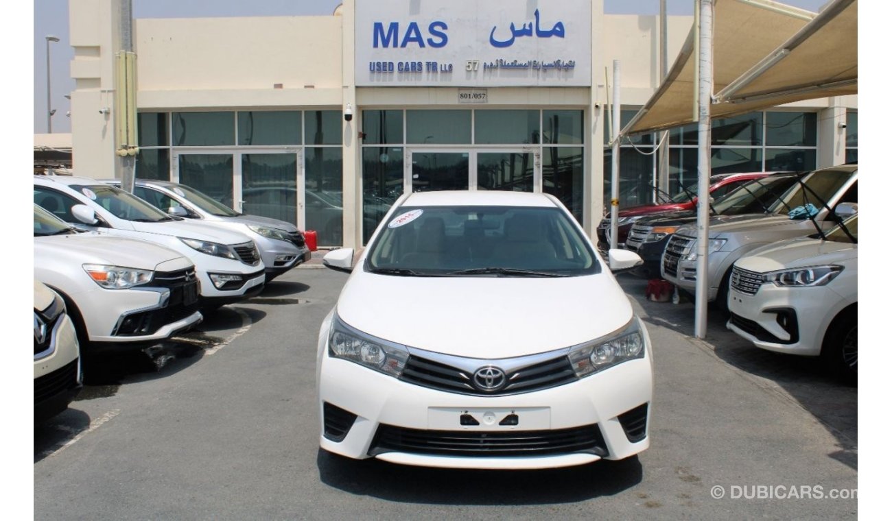 Toyota Corolla SE ACCIDENTS FREE - GCC - ENGINE 1600 CC - CAR IS IN PERFECT CONDITION INSIDE OUT