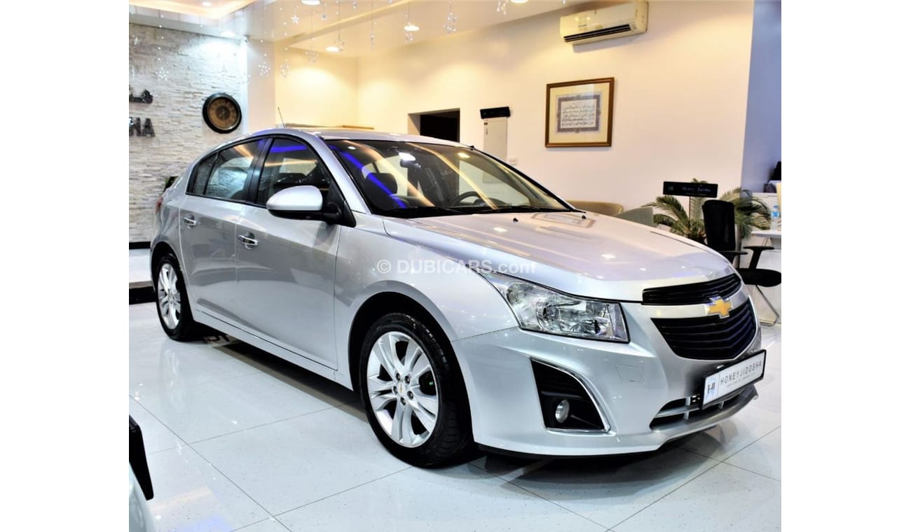 Chevrolet Cruze ORIGINAL PAINT ( صبغ وكاله ) Chevrolet Cruze LT Hatchback 2013 Model!! in Silver Color! GCC Specs