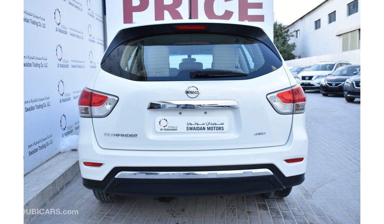 نيسان باثفايندر 3.5L S V6 AWD 2015 GCC SPECS WITH DEALER WARRANTY