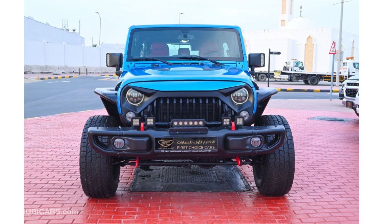 جيب رانجلر 2016 | JEEP WRANGLER UNLIMITED | SPORT 4WD | 3.6L V6 | GCC | AGENCY MAINTAINED | SPECTACULAR CONDITI