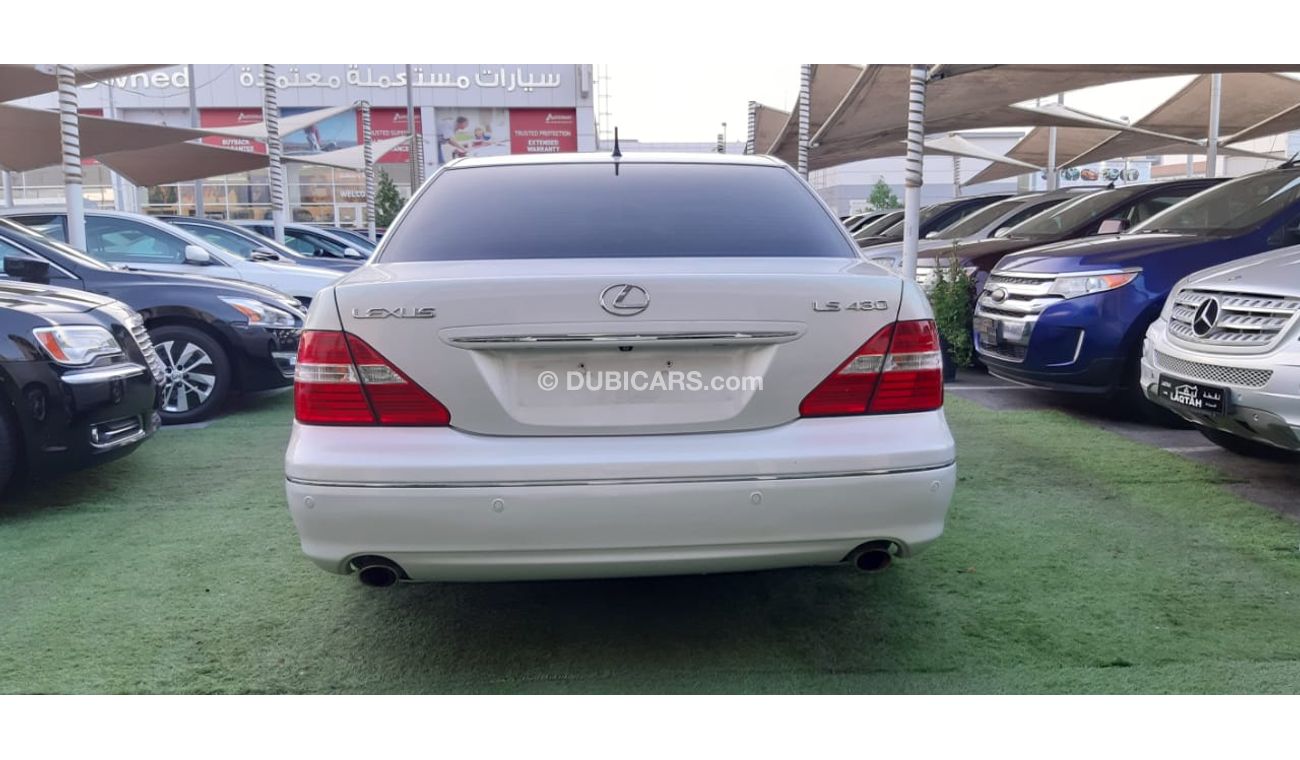 لكزس LS 430 خليجى 3/4 الترا فتحة جلد شاشة كاميرا خلفية رنجات حساسات خشب كراسى تدفئة شاشة أندرويد أنوار ضباب