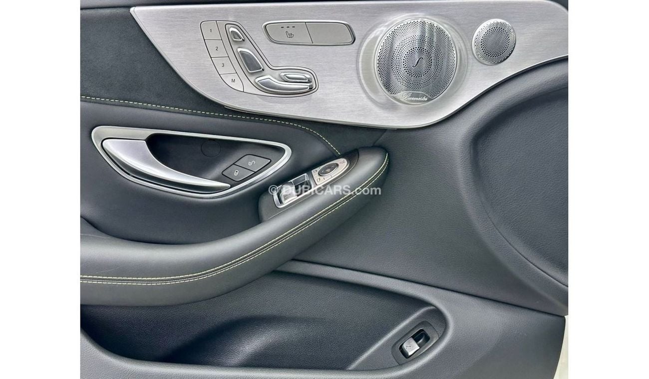 Mercedes-Benz C 63 AMG 2017 Mercedes Benz C63S AMG Coupe Edition 1, Full Mercedes / Silber Arrows Service History, GCC