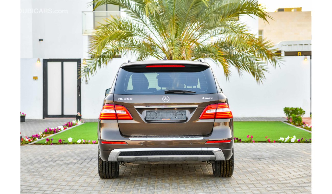 مرسيدس بنز ML 350 Only 69,000 Kms - AED 1,743 Per Month! - 0% DP