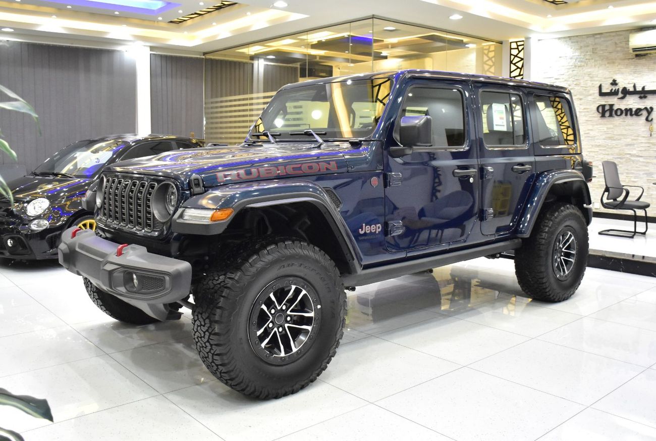Jeep Wrangler EXCELLENT DEAL for our Jeep Wrangler Unlimited Rubicon 2.0L ( 2025 Model ) in Blue Color GCC Specs