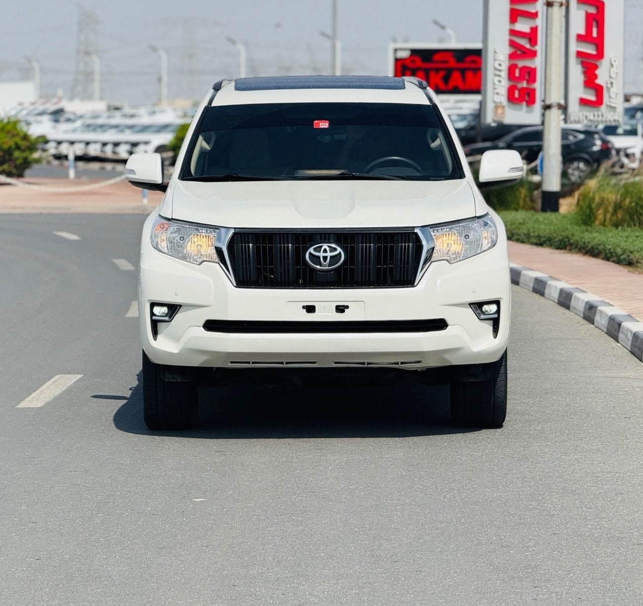 تويوتا برادو Toyota Prado Model 2022 fuel petrol cylinder 6 colour white Gear Automatic