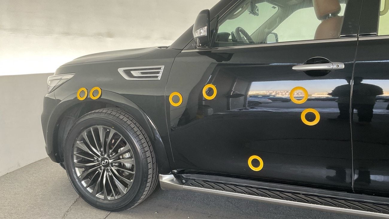 إنفينيتي QX80 LUXE SENSORY PROACTIVE 5.6 SENSORY PRO ACTIVE AUTO 4WD 8 SEATS | شامل الضمان | 0 ﺪﻔﻋﺓ ﺃﻮﻟﻯ
