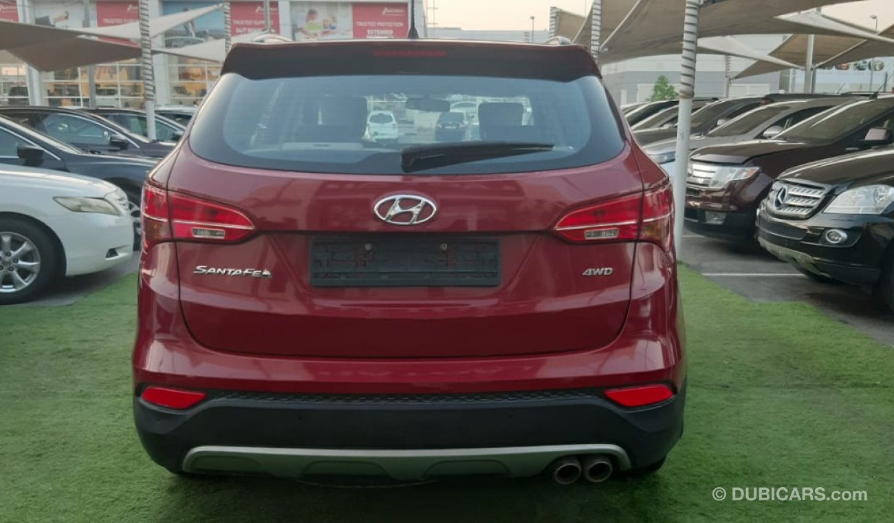 Hyundai Santa Fe Gulf No. 2 cruise control rear wing, burgundy color, inside beige rings, sensors in excellent condit