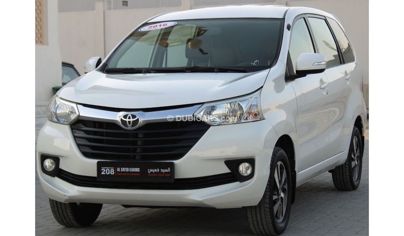 Toyota Avanza SE Toyota Avanza 2016 GCC in excellent condition without accidents