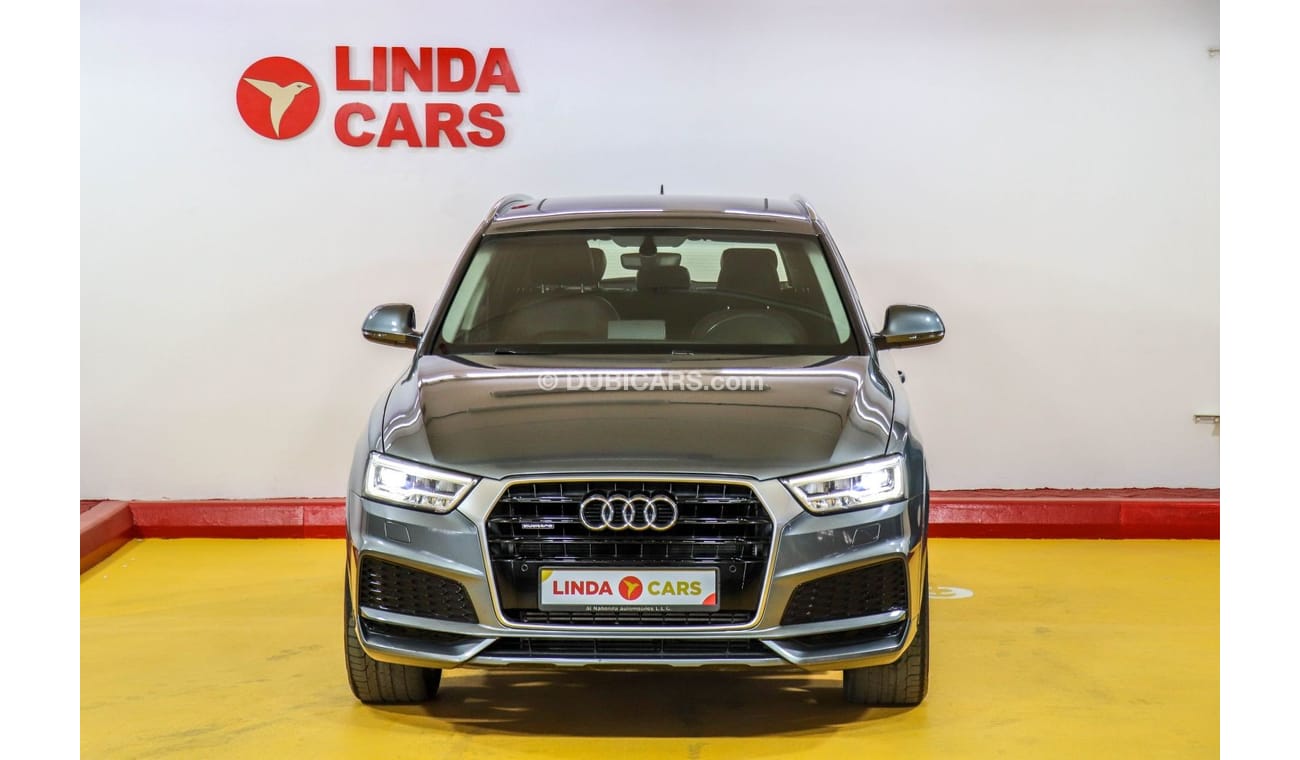 Audi Q3 RESERVED ||| Audi Q3 S-line 2018 GCC under Warranty Agency with Zero Down-Payment.