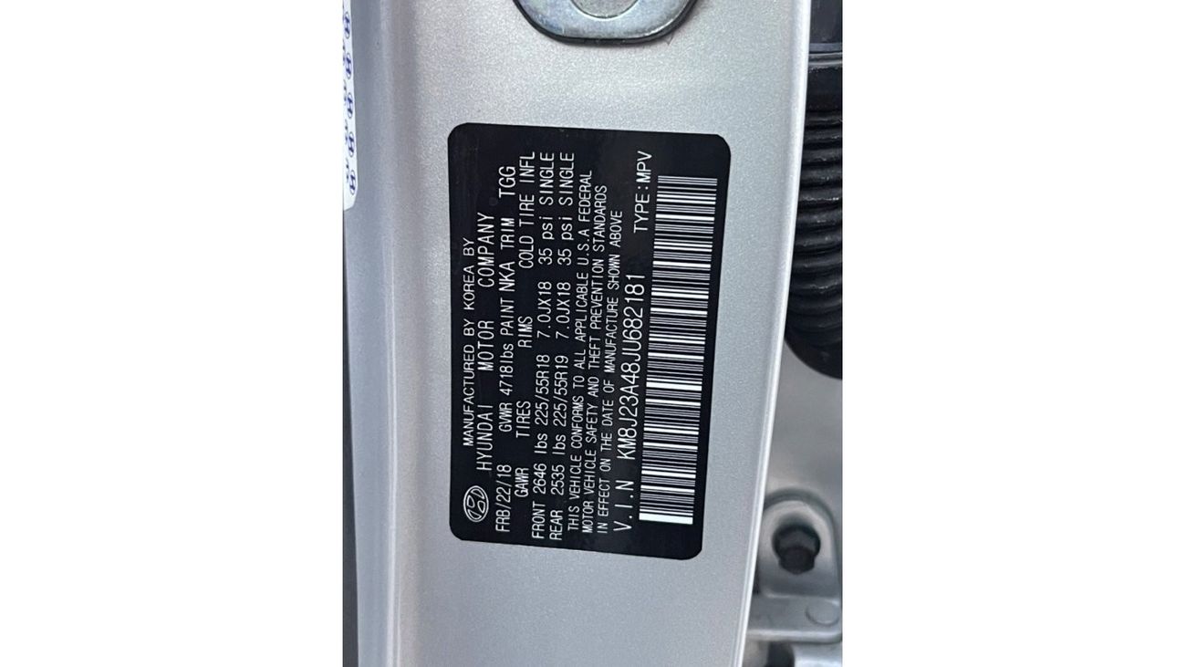 Hyundai Tucson 2018 HYUNDAI TUCSON IMPORTED FROM USA