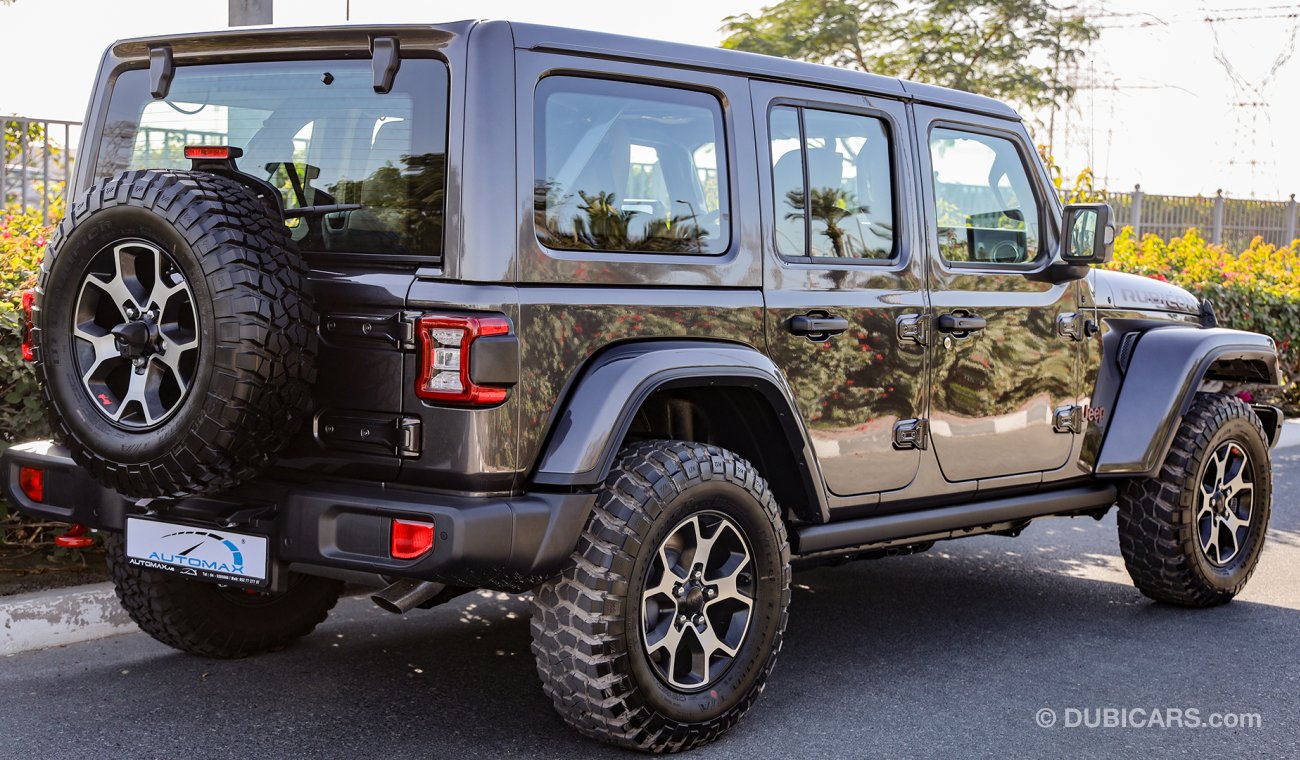 Jeep Wrangler Unlimited Rubicon V6 3.6L , GCC , 2021 , 0Km , W/3 Yrs or 60K Km WNTY @Official Dealer