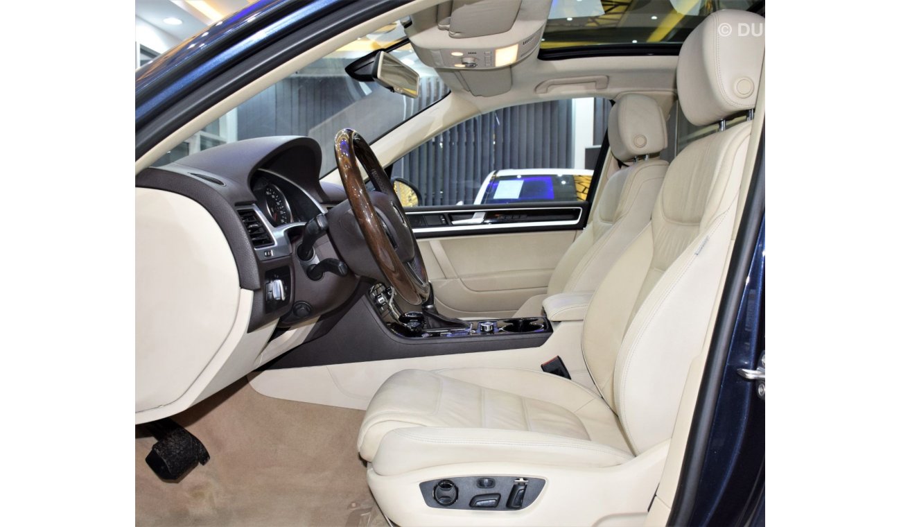 Volkswagen Touareg SEL EXCELLENT DEAL for our Volkswagen Touareg ( 2015 Model! ) in Blue Color! GCC Specs