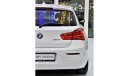 بي أم دبليو 120 EXCELLENT DEAL for our BMW 120i ( 2019 Model ) in White Color GCC Specs