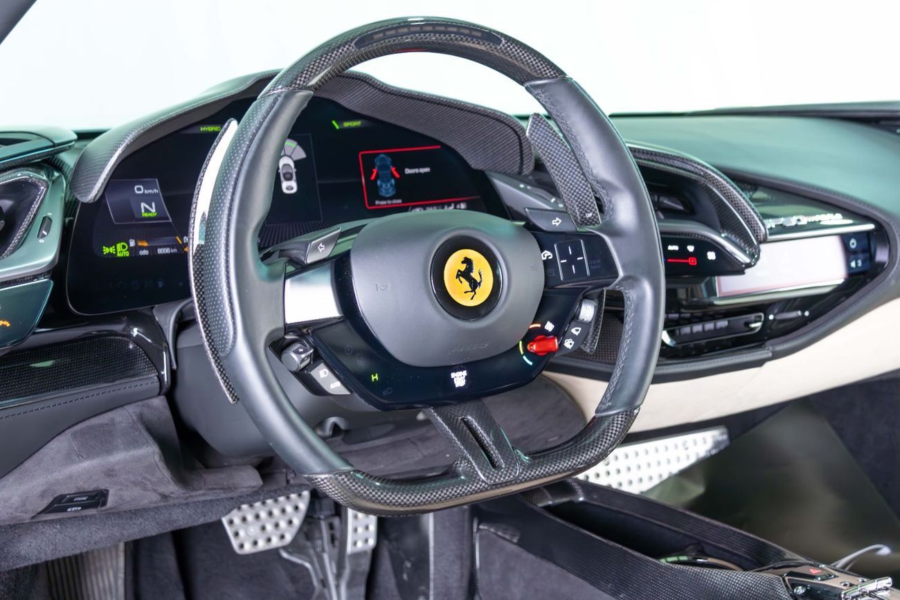 Ferrari SF90 Stradale Asseto Fiorano-Full Carbon Fiber Package-Racing Seats-4 Point Harnesses