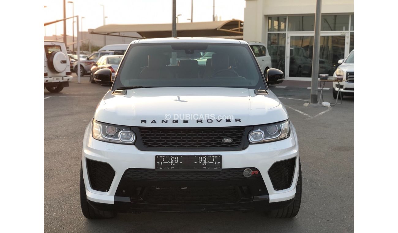 Land Rover Range Rover Sport Rang Rover sport super charge kit SVR model 2014 GCC car perfect condition full option V8
